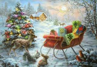 Artist Nicky Boehme TIS THE NIGHT BEFORE CHRISTMAS Greeting CARD 