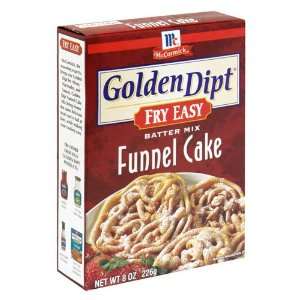  Golden Dipt, Mix Funnel Cake, 8 OZ (Pack of 6) Health 