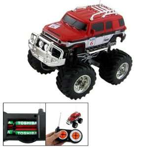 Gino 49MHz Radio Remote Control RC Truck HumveeToy Red Racing Car for 
