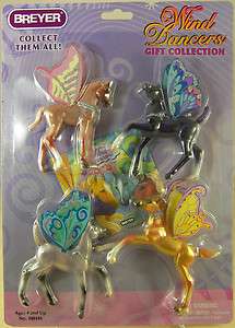 BREYER 4 TINY WIND DANCERS MAGICAL WINGED HORSE GIFT COLLECTION 100141 