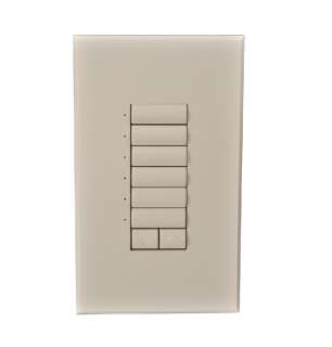NEW Lutron HomeWorks SK 6BRL NI WH E see Touch Button / Faceplate Kit 