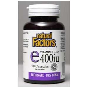  Vitamin E 400iu Dry Form (Succinate) (90Capsules) Brand 