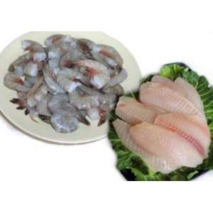lbs. Tilapia and 2 lbs. Jumbo Shrimp  Grocery & Gourmet 
