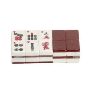   Mah Jongg Full Size Tiles with Chips, Bettor and Dice Toys & Games
