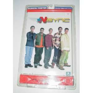  NSYNC MUSICAL POSTER S 8 X 11 Toys & Games