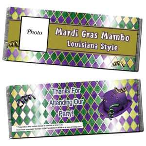  Harlequin Mambo Personalized Photo Candy Bar Wrappers 