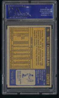 1971 Topps Basketball Wilt Chamberlain #70 PSA 9 MINT (PWCC)  
