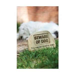  Tiding Stone Beware of Dog for Gardens 