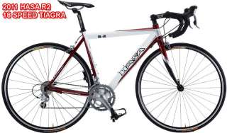 2011 HASA Carbon Fork Shimano Tiagra Road Bike 52cm  