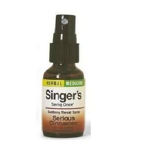 Singers Soothing Throat Spary (Serious Cinnamon) 1 Fl.oz [Health and 