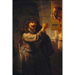 Simson Threatened His Father In Law by Rembrandt   24x36 