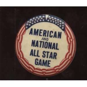  1930s American & Nation All Star Game Pin EX+   NHL Pins 