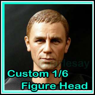 ROADSHOW Custom 1/6 Figure Head Sculpt Daniel Craig James Bond 007 