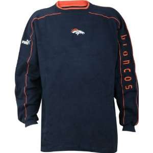  Denver Broncos Black Big Guns Crewneck Sweatshirt Sports 