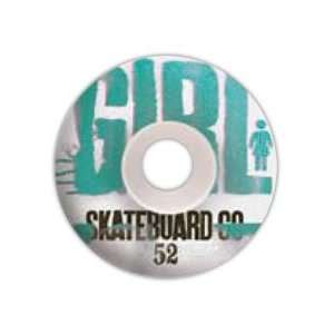  Girl Big Girl #5 Skateboard Wheels 52mm (Set of 4) Sports 