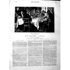  1883 ILLUSTRATION STORY THIRLBY HALL DINNER NORRIS ART 