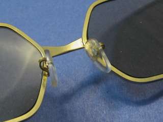 vtg 70s Japan Gold tone Sunglasses Eyeglasses Eyewear  
