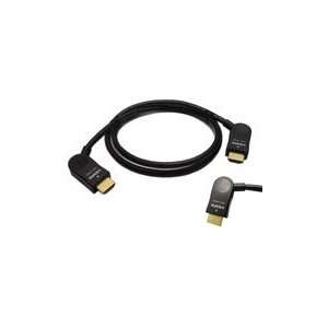  Hdmi Sideways Left to Right Swivel Cable 1080P, 3ft 