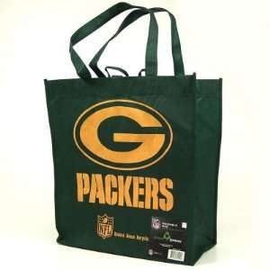  GREEN BAY PACKERS REUSABLE SHOPPING GROCERY BAG (2 