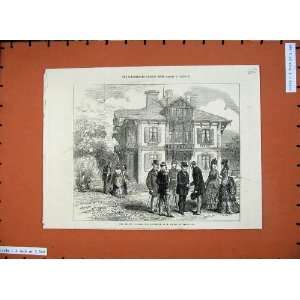   1872 Chalet Cordier Residence Thiers Trouville People