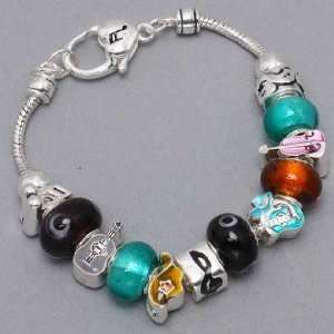  Pandora Style Musical Beaded Bracelet 