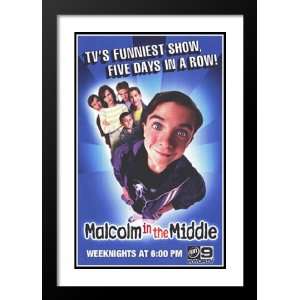 Malcolm in the Middle 20x26 Framed and Double Matted TV Poster   Style 