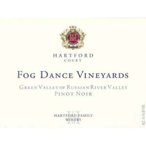  2009 Hartford Court Fog Dance Pinot Noir 750ml Grocery 