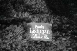 Paula Lishman Sheared Beaver Coat Jacket M L 8 10  