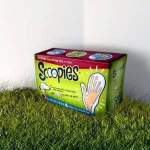  Scoopies Biodegradeable 1 Box of 30 Pet Pick Up Mitts Bags 