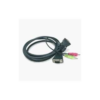  6FT Multi Monitor KVM Cable with VGA & Audio Electronics