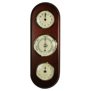   Barometer Tide Clock in Deep Cherry by West & Company