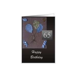    Happy 65th Birthday  Balloons   With Words Card Toys & Games