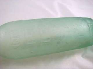 Antique Rosss Belfast Torpedo Blob Top Round Bottom Glass Bottle 