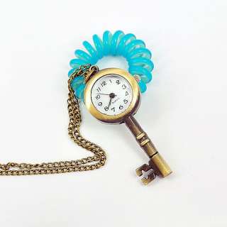   Vintage Pendant Anique Style Key Chain Quartz Watch sole New  