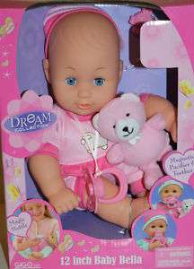Gigo Dream Collection 12 Inch Baby Bella Doll Pacifier  
