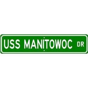 USS MANITOWOC LST 1180 Street Sign   Navy  Sports 