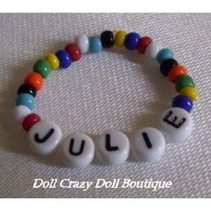    NEW Multi Color Name Doll Bracelet 4 Bitty Baby Doll Toys & Games