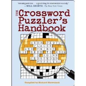  The Crossword Puzzlers Handbook Richard Showstack Books