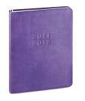 2012 Mid Year Monthly Desk Large Purple Metal 