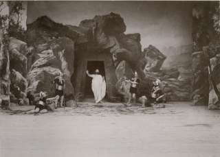 Christ Rising from Tomb Oberammergau Passion Play 1890  