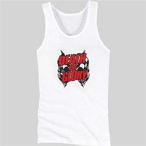  Icon Womens Death or Glory Boy Beater   2X Large/White 