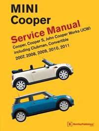 Bentley MINI Cooper Service Manual 07 11 BM11 HC NEW  