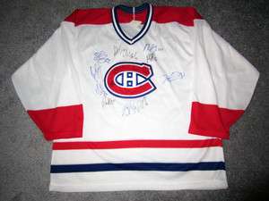 MONTREAL CANADIENS 2011 12 Team Signed white JERSEY w/COA Price 