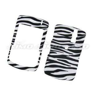   Rubberized Paint Protector Hard Case Image Cover White / Black Zebra