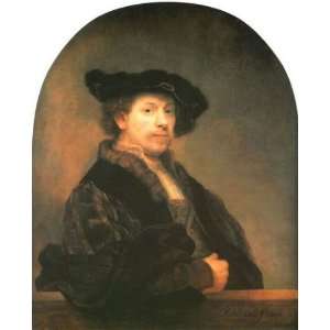  Oil Painting Self Portrait at the Age of 34 Rembrandt 