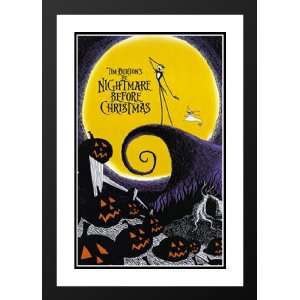  Nightmare Before Christmas 32x45 Framed and Double Matted Movie 