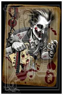 Joker Batman Print Dark Knight Heath Ledger Tattoo Art  