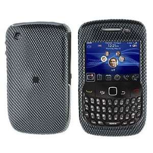 Blackberry 8520 Curve 9300 Carbon Fiber Case Cover Protector + LCD 