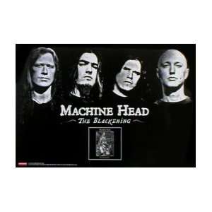  MACHINE HEAD The Blackening Double Sided Poster Music 