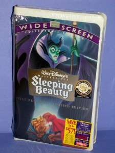New Disney Sleeping Beauty (VHS, 1997, Collectors Edition) WIDE 